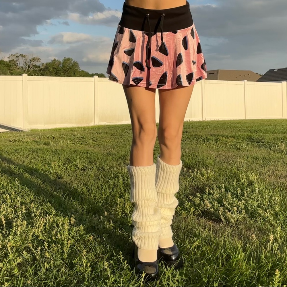 NWT ‘Primal Instincts’ hanna barbers x dolls kill collab mini skirt (small)